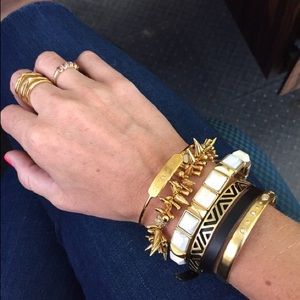 Brushed gold Stella & Dot marquis cuff!